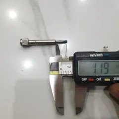 2 nút núm vặn ốc M3 dài 49 mm sắt mạ