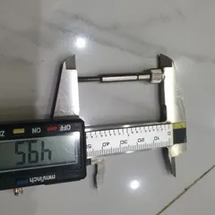 2 nút núm vặn ốc M3 dài 49 mm sắt mạ
