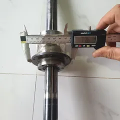 bộ trục trượt tịnh tiến truyền chuyển động xoay 6 rãnh bi dài 460 phi 25