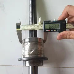 bộ trục trượt tịnh tiến truyền chuyển động xoay 6 rãnh bi dài 460 phi 25
