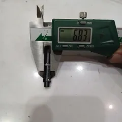 2 cái panme nhỏ đen hành trình 10mm tháo máy có khóa cài đặt vị trí