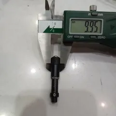 2 cái panme nhỏ đen hành trình 10mm tháo máy có khóa cài đặt vị trí