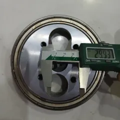 [ trục 1 inch] vòng bi lớn 6820 koyo Japan kèm bích tháo máy chế bàn xoay tì lăn