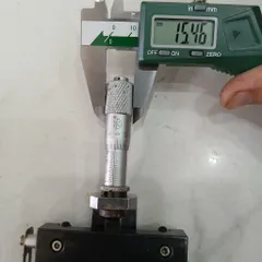 [thép 75x75] bàn trượt panme 0.01mm hành trình 15mm ray con lăn có khóa