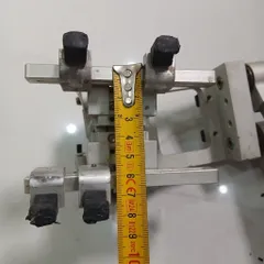 cụm tay gắp đặt xi lanh kẹp xoay kèm hộp số giảm tốc 1/10 step 57 tháo máy