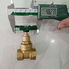 [KVS] van cửa xịn đồng thau hãng KVS ren 21 mới chưa sử dụng khí nén nồi hơi nước 1.6MPa