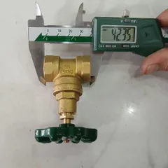 [KVS] van cửa xịn đồng thau hãng KVS ren 21 mới chưa sử dụng khí nén nồi hơi nước 1.6MPa