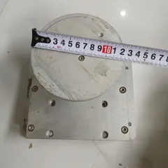 cụm đĩa xoay kèm chân nhôm chế mài đĩa trục 14 2 vòng bi 6002 mâm xoay