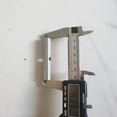 trục thép tròn phi 12 dài 61mm có lỗ xuyên thân