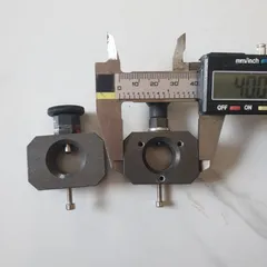 vòng chặn trục phi 16 có chốt nhanh nhôm anode xám dày 16mm