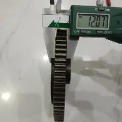 [module 1.75] Bánh răng thép đường kính 80 40 răng tiện phay cnc máy ép dập bấm cos bi đũa