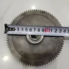 [module 1.75] Bánh răng thép đường kính 80 40 răng tiện phay cnc máy ép dập bấm cos bi đũa