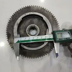 [module 1.75] Bánh răng thép đường kính 80 40 răng tiện phay cnc máy ép dập bấm cos bi đũa