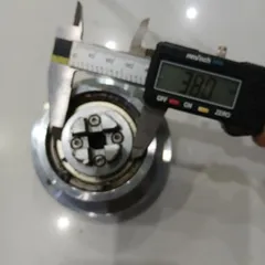 trục xoay mặt bích 50mm thông lỗ 10mm 2 vòng bi 6006