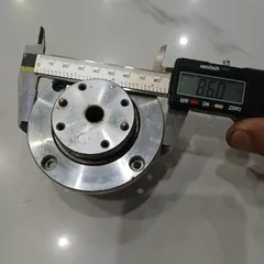 trục xoay mặt bích 50mm thông lỗ 10mm 2 vòng bi 6006