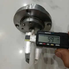 trục xoay mặt bích 50mm thông lỗ 10mm 2 vòng bi 6006