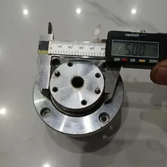 trục xoay mặt bích 50mm thông lỗ 10mm 2 vòng bi 6006