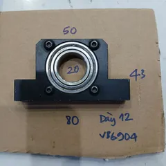 gối định tâm vòng bi trục 15 20 vít me nhiều loại nhôm anode tháo máy