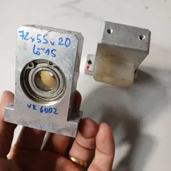 gối định tâm vòng bi trục 15 20 vít me nhiều loại nhôm anode tháo máy