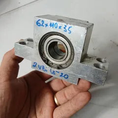 gối định tâm vòng bi trục 15 20 vít me nhiều loại nhôm anode tháo máy