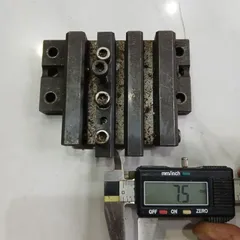 đài gá dao CNC ổ dao 3 rãnh 8.8mm tiện phay mini