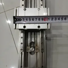 bộ khung nhôm trượt dây đai hành trình 210 ray bản 9 step 56 có encoder japan