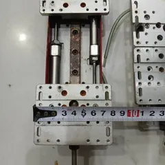 bàn trượt ray 12 xi lanh kẹp 2 chiều hành trình tối đa 80