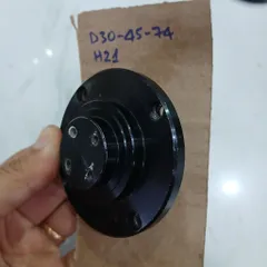 đĩa nhôm tròn oval anode sẵn lỗ ốc M5 dày 12mm đường kính 89 tháo máy mặt bích