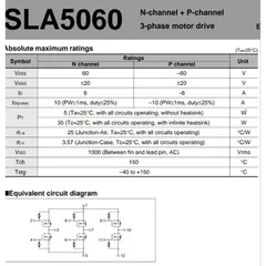 [bao sống] SLA6024 SLA5060 IC driver bldc 3 pha darlington kèm tản nhiệt tháo máy