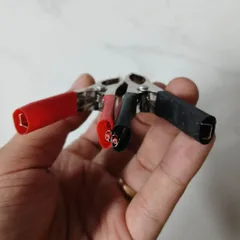 combo 4 cái kẹp bình kẹp cá sấu 70mm cắt dây máy chưa sử dụng