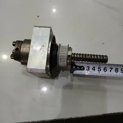 cụm gối trục kèm vít me pulley răng đồng bộ xoay chế bộ nâng hạ