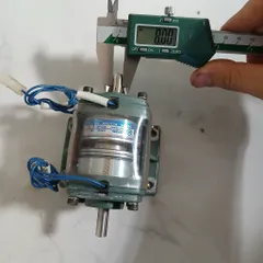 bộ ly hợp kèm thắng từ Ogura Japan tháo máy trục 8 24V 4 trạng thái truyền động xoay có đế ốc m6