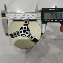 mâm cặp khí nén mini 3 4 chấu thép CKD airtac tháo máy cnc tiện phay bào