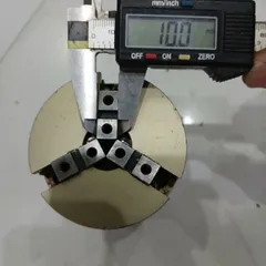 mâm cặp khí nén mini 3 4 chấu thép CKD airtac tháo máy cnc tiện phay bào