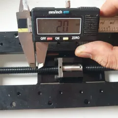 trục z bàn trượt ray bản 9 dài 230 hành trình 150 vít me bi phi 8 bước 2 won Korea chế bàn xy phay tiện mini cnc