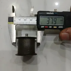 ru lô con lăn thép có mép gờ đường kính 30 2 vòng bi 698 ốc M5 đai nhám băng chuyền