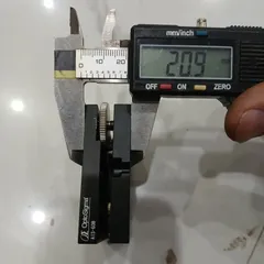 bộ chỉnh nghiêng thăng bằng kèm XY 2 trục có khóa optosigma vuông 95mm thông lỗ 55mm nhôm anode đen