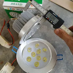 [ âm trần 9W chỉnh hướng] led âm trần ánh sáng trắng vàng điện 220v 1 pha