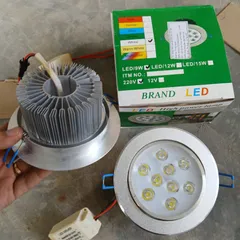 [ âm trần 9W chỉnh hướng] led âm trần ánh sáng trắng vàng điện 220v 1 pha