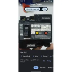 ELCB aptomat chống giật, chống quá tải 15A 30mA tiêu chuẩn nhật JIS
