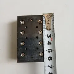 [full thép] con trượt Won Korea kích thước 65x40x20mm hành trình 36mm ray con lăn