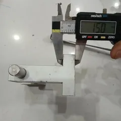 gối đứng gá chỉnh nhôm inox phi 12 có mặt bích