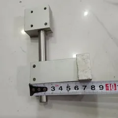 gối đứng gá chỉnh nhôm inox phi 12 có mặt bích