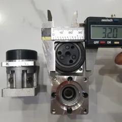 hộp số mini HPG Japan tỉ số 1/5 1/9 100w trục 8 mặt bích 24mm