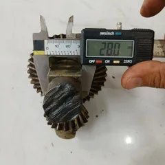 bộ truyền động thép vuông góc 2 bánh răng côn tỉ lệ 1:2 trục 14 20 chế vi sai hộp số chuyển góc