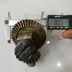 bộ truyền động thép vuông góc 2 bánh răng côn tỉ lệ 1:2 trục 14 20 chế vi sai hộp số chuyển góc