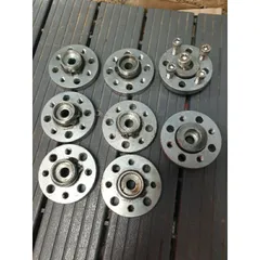 mặt bích lắp trục ốc M7 sắt dày 8mm đường kính 55mm