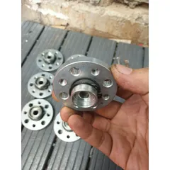 mặt bích lắp trục ốc M7 sắt dày 8mm đường kính 55mm
