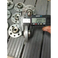 mặt bích lắp trục ốc M7 sắt dày 8mm đường kính 55mm