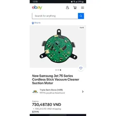 động cơ không chổi than bldc samsung vacuum cleaner suction brushless motor